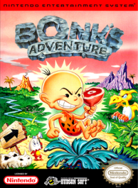 FC Genjin Famicom JP box art